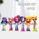 Figura Estátua Toy Cartoon Pony Girls 12-13 cm PVC ABS