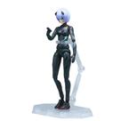Figura EVA Rei Ayanami com acessórios de PVC de 16 cm para colecionadores