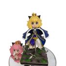 Figura Fate/Stay Night Sabre Anya 18 cm com 2 cabeças de PVC