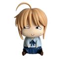 Figura Fate Stay Night Sabre, versão Q, com assento em PVC de 10 cm