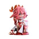 Figura Genshin Impact Yae Miko, pose sentada em PVC de 15 cm Figura Genshin Impact Yae Miko, pose sentada em PVC de 15 cm