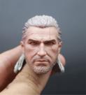 Figura Head Sculpt HiPlay em escala 1/6 masculina para Phicen de 12 polegadas