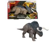 Figura Jurassic World Dinossauro Nasutoceratops com Som