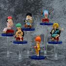 Figura modelo Bandai One Piece Kimono Straw 6-9 cm 6 unidades