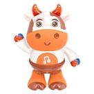 Figura Musical - Dancing Vaquinha - Luz e Som - 20 cm - DM Toys