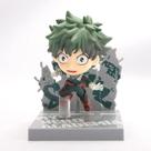 Figura My Hero Academia, versão Q, personagem em PVC de 9,5 a 10 cm