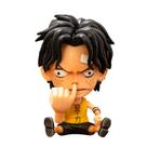 Figura One Piece Ace Young de 8-10 cm em PVC com roupas coloridas