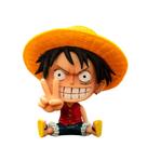 Figura One Piece Luffy PVC, 8 a 10 cm, linda pose de sentar