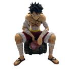 Figura One Piece Luffy Sitting Pose Estátua de PVC de 19 cm