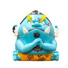 Figura One Piece Oni Cute Blue com chifres amarelos de 8-10 cm de PVC
