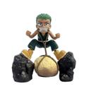 Figura One Piece Zoro Childhood PVC Training Pose de 9,5 cm