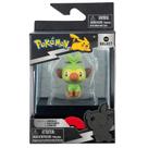 Figura Pokémon de Batalha Grookey Select Com Case