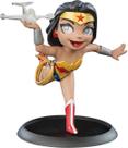 Figura QMx Mulher Maravilha Q-Fig 9 cm com balão de fala em quadro branco