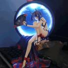 Figura RIZWELLA Ecchi Shuten Douji PVC 23cm com luz de fundo