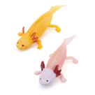 Figura: Salamandra de PVC Axolotl, realista, 4,8 cm x 18,2 cm, 2 unidades