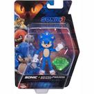 Figura Sonic c/ Master Emerald - Sonic 3 Filme Sunny 4566