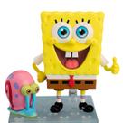 Figura SpongeBobs Chibi Style com Gary, PVC de 10 cm, colecionável