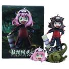Figura Spy x Family Anya Ninja Cosplay 19 cm com 2 cabeças