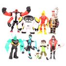 Figura Toy Ben10 Monster Luminous Collection, 9 unidades de 3 a 12 cm