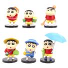Figura Toy Crayons Shins Chans Anime 6 unidades/lote colecionável