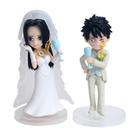 Figura Toy One Piece Wedding Luffy Boa Hancock 7,5 cm PVC Figura Toy One Piece Wedding Luffy Boa Hancock 7,5 cm PVC