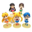 Figura Toy Sailors Moons Tsukinos Usagis 9 cm 5 unidades/lote