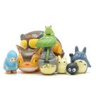 Figura Toy Totoro Cat Bus Landscaping 6 peças de PVC multicolorido