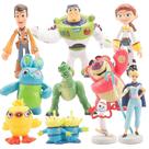 Figura Toy Toy Story 4 Woody Jessie Buzz 10 peças de PVC