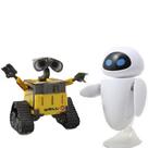 Figura Toy Walles Walle Eva Robot Collection, modelo 6 cm - 2 peças Figura Toy Walles Walle Eva Robot Collection, modelo 6 cm - 2 peças