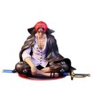Figura: Uma peça, cabelo vermelho, pernas, pose sentada, 12 cm, PVC