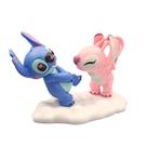 Figuras colecionáveis da série Stitch e Angel Lilo & Stitch