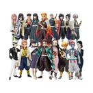 Figuras De Ação Anime Demon Slayer Kamado Tanjirou Zenitsu Nezuko 6 Peças Modelos De PVC