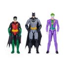 Figuras de Ação DC - Robin, Batman e Coringa - Sunny