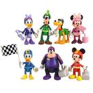 Figuras de ação Disney Mickey Minnie Mouse, 7 unidades/conjunto, presente para crianças