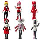 Figuras de ação EUNTINA Haz-bin Hotel Alastor Angel Dust x6
