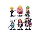 Figuras de ação One Piece Anime Devil Fruit Collection 6 unidades