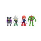 Figuras de Ação Sonic The Hedgehog DC Articuladas de 6,35 cm