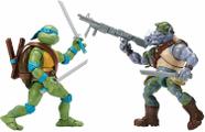 Figuras de ação Teenage Mutant Ninja Turtles Leo vs. Rocksteady