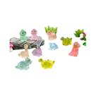 Figuras De Dinossauros Luminosas, 10/20 Peças, Brilham No Escuro, Mini Brinquedos De Resina Para