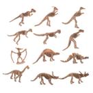 Figuras de esqueleto fóssil de dinossauros de plástico Light Olive