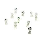 Figuras De Fantasmas De Resina Luminosa 10pcs Decoração Miniatura Alienígena Para Aquário DIY