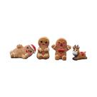 Figuras De Resina De Natal, Boneco De Neve E Rena, Decoração De Feriado, Ornamentos Para Carro,