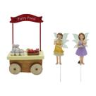 Figuras de resina para decoração de jardim Fairy Food Stand 232g