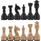 Figuras de xadrez Radicaln Marble Black and Coral 9cm King