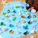 Figuras DIYDEC 36pcs Mini Animais Marinhos de Resina Figuras DIYDEC 36pcs Mini Animais Marinhos de Resina
