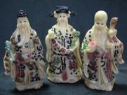 Figuras Feng Shui Import Três Deuses Fuk Luk Sau Figuras Feng Shui Import Três Deuses Fuk Luk Sau