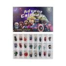 Figuras Marvel Avengers Spider Iron Man Hulk 24 Peças Caixa De Calendário De Advento Disney Presente
