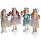 Figuras ornamentais penduradas do Quebra-Nozes Ornativity Fairy Ballet Girls
