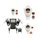 Figuras Skibidi Toilet Man, Blocos 2026 TV Man Titan Cameraman Speakerman, Quebra-Cabeças, Figuras Figuras Skibidi Toilet Man, Blocos 2026 TV Man Titan Cameraman Speakerman, Quebra-Cabeças, Figuras