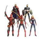 Figuras Surpresa Dos Heróis Da Marvel: Capitão América, Deadpool, Doutor Estranho, Homem-Aranha Figuras Surpresa Dos Heróis Da Marvel: Capitão América, Deadpool, Doutor Estranho, Homem-Aranha